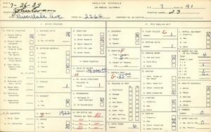 WPA household census for 2264 RIVERDALE AVE, Los Angeles
