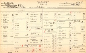 WPA household census for 203 Marbel Avenue, Los Angeles County