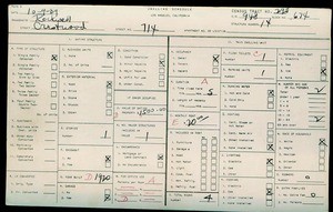 WPA household census for 714 W CRESTWOOD, Los Angeles County