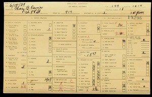 WPA household census for 917 W 9TH, Los Angeles