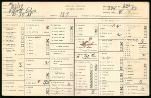 WPA household census for 127 W 38TH STREET, Los Angeles County