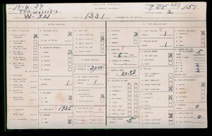 WPA household census for 1331 W 221ST ST, Los Angeles County