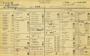WPA household census for 224 N CHICAGO ST, Los Angeles