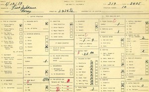 WPA household census for 3436 PERCY, Los Angeles