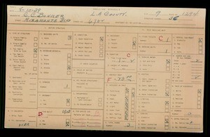WPA household census for 6702 MIRAMONTE BLVD, Los Angeles County