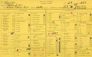 WPA household census for 1650 ECHO PARK AVE, Los Angeles