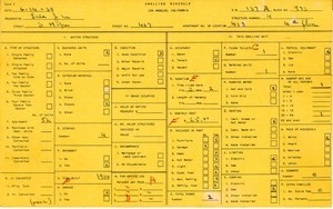 WPA household census for 407 S HOPE, Los Angeles