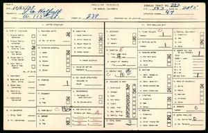 WPA household census for 239 WEST 113TH STREET, Los Angeles County