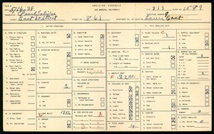 WPA household census for 861 EAST 20TH STREET, Los Angeles