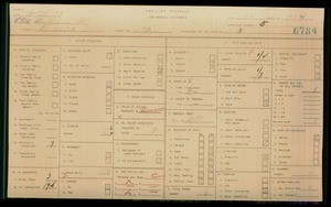 WPA household census for 132 S OLIVE STREET, Los Angeles