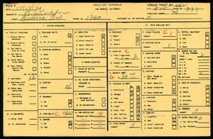 WPA household census for 1300 RIVIERA AVE, Los Angeles County