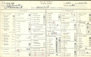 WPA household census for 2519 1/2 MALABAR ST, Los Angeles