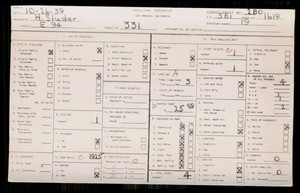 WPA household census for 331 E 94TH STREET, Los Angeles County