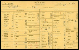 WPA household census for 863 EAST 29TH STREET, Los Angeles