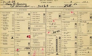 WPA household census for 706 N HOOVER, Los Angeles