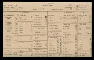 WPA household census for 1933 W 3RD ST, Los Angeles