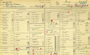 WPA household census for 323 N SAVANNAH, Los Angeles