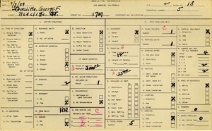 WPA household census for 1727 REDCLIFF, Los Angeles