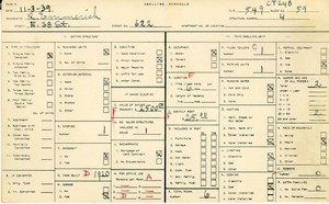 WPA household census for 622 E 38TH, Los Angeles