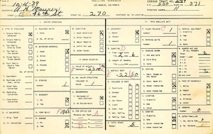WPA household census for 270 E 46TH, Los Angeles