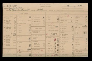 WPA household census for 228 S BONNIE BRAE ST, Los Angeles