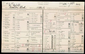 WPA household census for 1242 AVALON BLVD, Los Angeles County