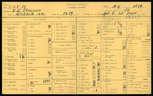 WPA household census for 1417 GRIFFITH AVE, Los Angeles