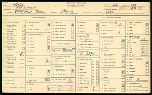 WPA household census for 1301 - 9 WESTERLY TERRACE, Los Angeles