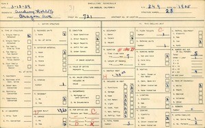 WPA household census for 721 ARAGON AVE, Los Angeles