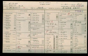 WPA household census for 1009 EVERETT STREET, Los Angeles