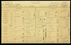 WPA household census for 236 S FLOWER ST, Los Angeles