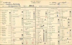 WPA household census for 3327 SEYMOUR ST, Los Angeles