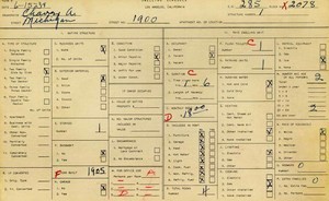 WPA household census for 1900 MICHIGAN, Los Angeles