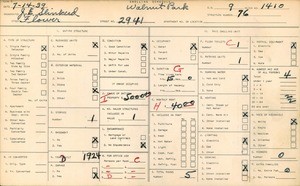 WPA household census for 2941 FLOWER ST, Los Angeles County