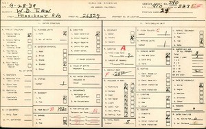 WPA household census for 26327 PRESIDENT AVE, Los Angeles County
