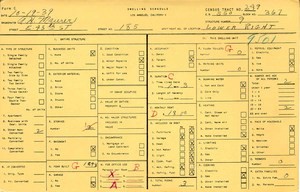 WPA household census for 185 E 45TH, Los Angeles