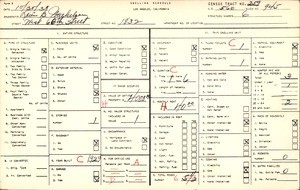 WPA household census for 1832 W 66TH ST, Los Angeles County