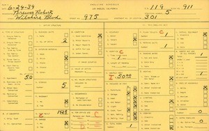 WPA household census for 975 WILSHIRE BLVD, Los Angeles
