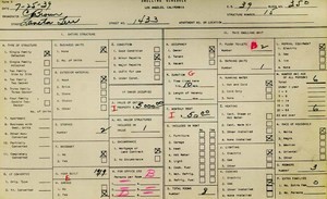 WPA household census for 1433 LAVETA, Los Angeles