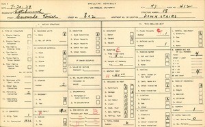 WPA household census for 802 CORONADO TERRACE, Los Angeles