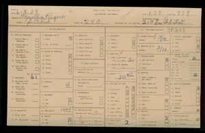 WPA household census for 243 S OLIVE STREET, Los Angeles