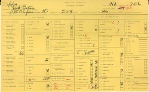 WPA household census for 529 CALIFORNIA, Los Angeles
