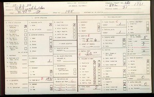 WPA household census for 145 W 98TH STREET, Los Angeles County