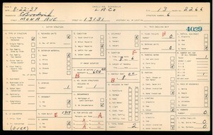 WPA household census for 13131 S MONA BLVD, Los Angeles County