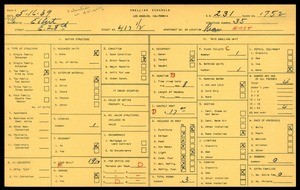 WPA household census for 417 1/2 EAST 28TH STREET, Los Angeles