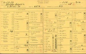 WPA household census for 624 S BIXEL ST, Los Angeles