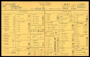 WPA household census for 464 1/2 EAST 27TH STREET, Los Angeles