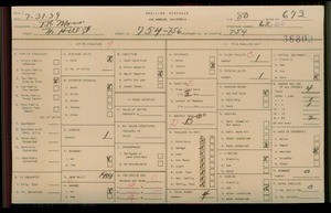 WPA household census for 754 N HILL, Los Angeles
