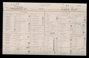 WPA household census for 1719 MIRAMAR ST, Los Angeles