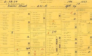 WPA household census for 621 KOHLER, Los Angeles